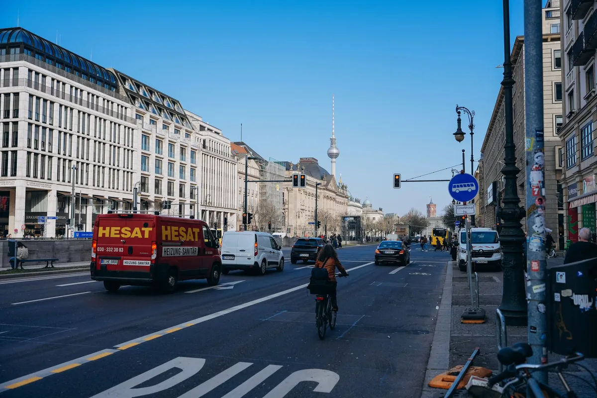 Berlin street with the TV Tower (Fernsehturm), illustrating how the German tax system works in 2026